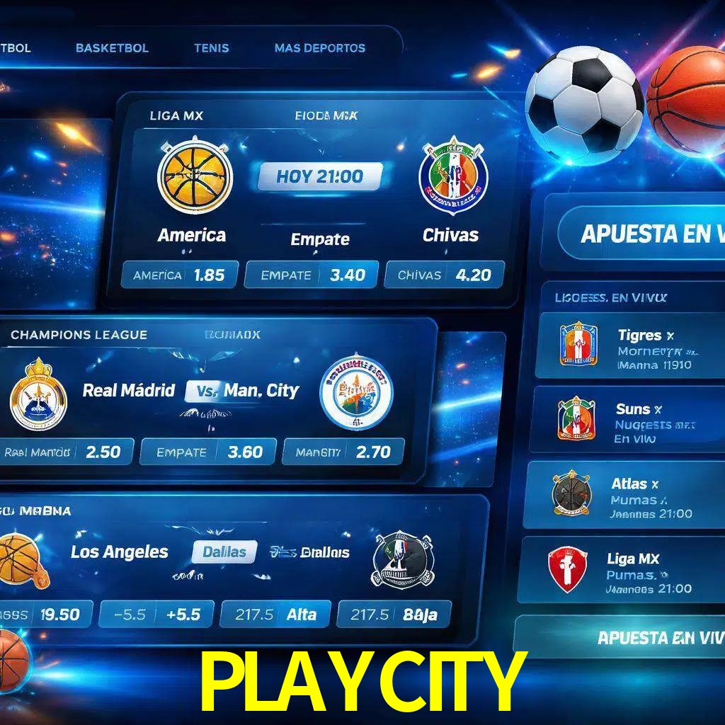 Mercados de apuestas deportivas PLAYCITY para jugadores en México