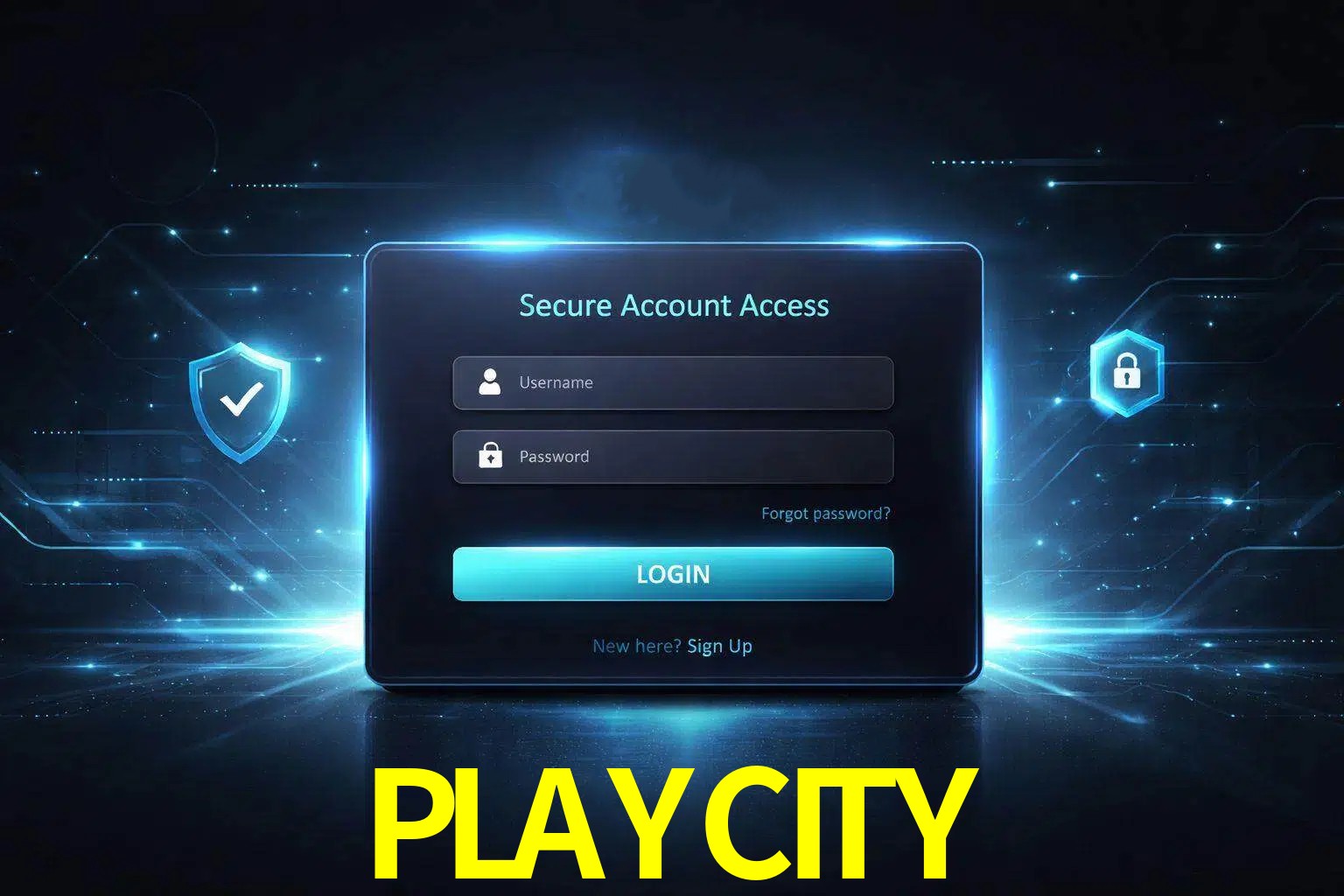 Pantalla de inicio de sesión de cuenta PLAYCITY para usuarios en México